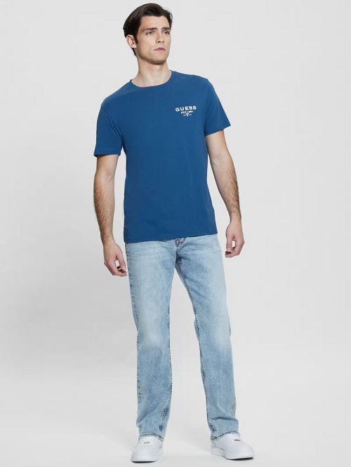 Guess Eco Classic Tee Albastri | GUESS-SN30528