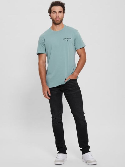 Guess Eco Classic Tee Albastri | GUESS-SN30640