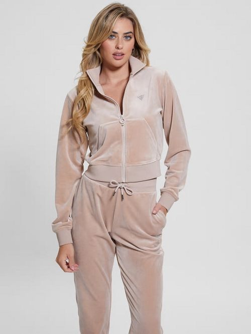 Guess Eco Couture Full-Zip Sweatshirt Roz | GUESS-SN28416