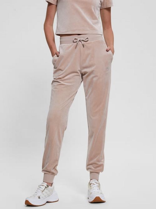 Guess Eco Couture Velvet Joggers Roz | GUESS-SN28471