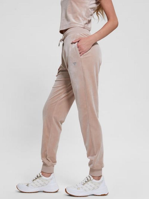 Guess Eco Couture Velvet Joggers Roz | GUESS-SN28471