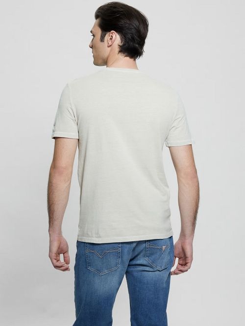 Guess Eco Crewneck Flower Tee Albi | GUESS-SN30522