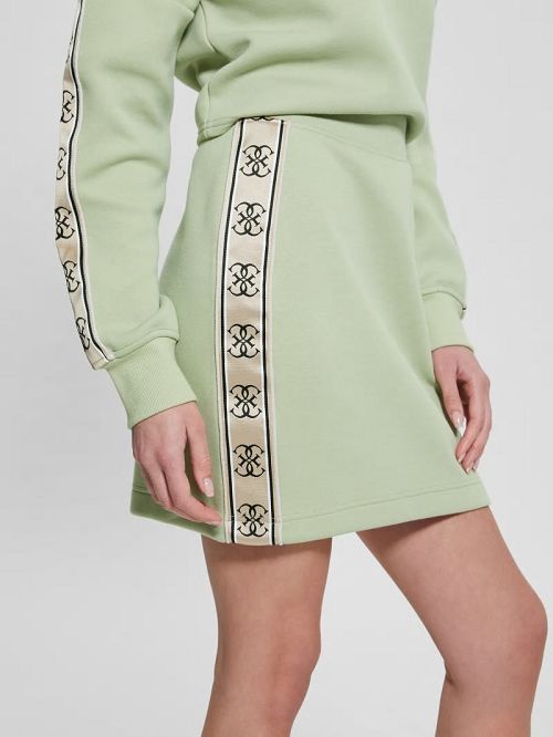 Guess Eco Cymone Quattro G Skirt Verzi | GUESS-SN28137