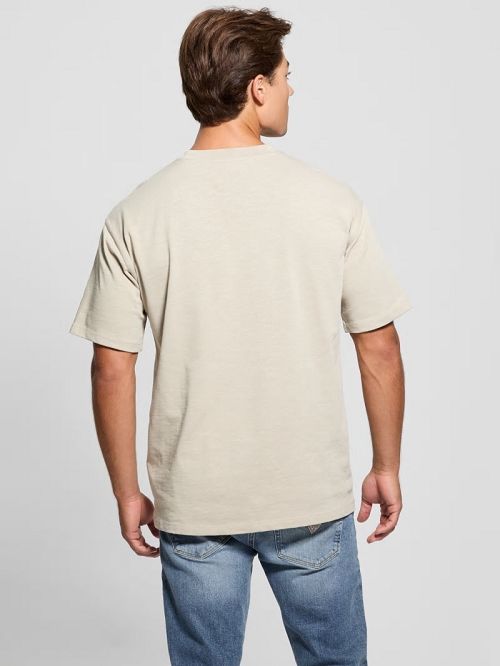 Guess Eco Dalim Tee Bej | GUESS-SN30698
