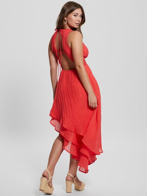 Guess Eco Danny Gauze Dress Roz | GUESS-SN26856