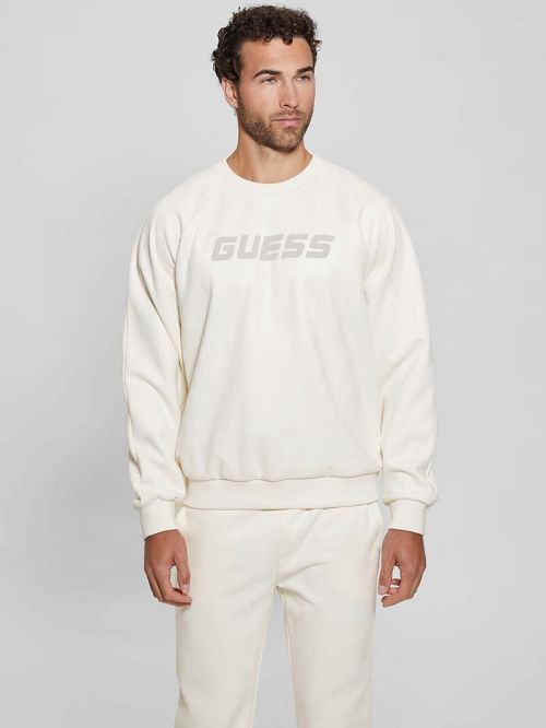 Guess Eco Daril Crewneck Sweatshirt Albi | GUESS-SN31034
