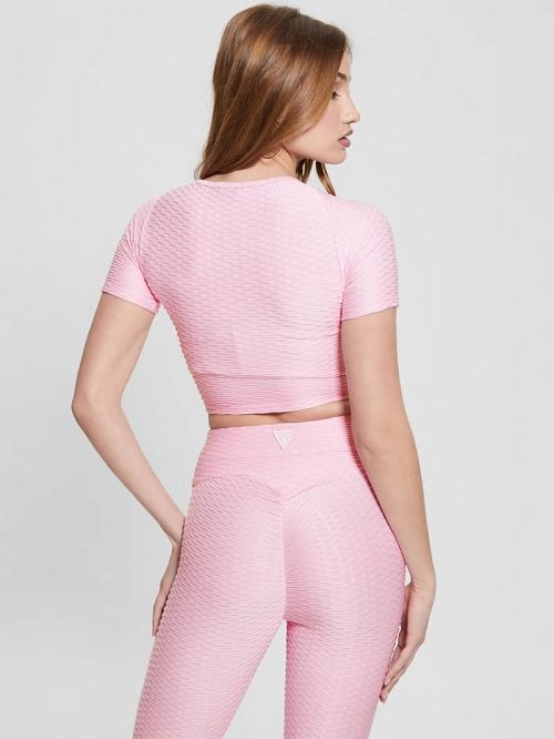 Guess Eco Delma Active Crop Top Roz | GUESS-SN27103