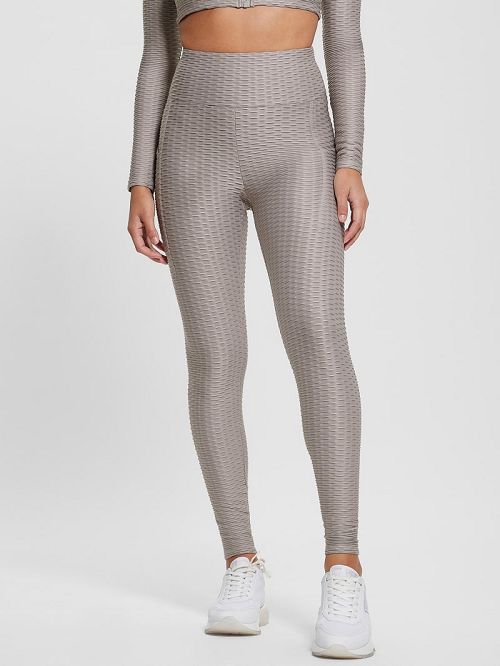 Guess Eco Delma Active Leggings Albi | GUESS-SN28334
