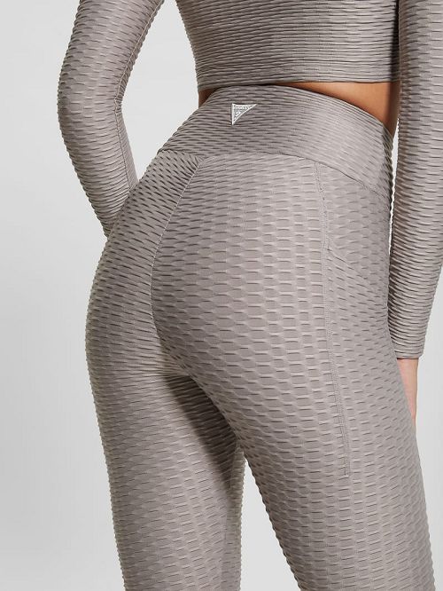 Guess Eco Delma Active Leggings Albi | GUESS-SN28334