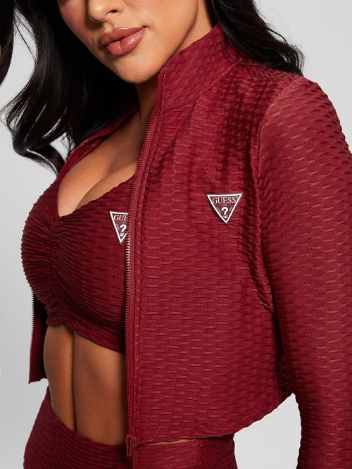 Guess Eco Delma Active Zip Jacket Rosii | GUESS-SN27860