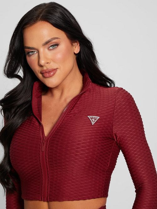 Guess Eco Delma Active Zip Jacket Rosii | GUESS-SN27860