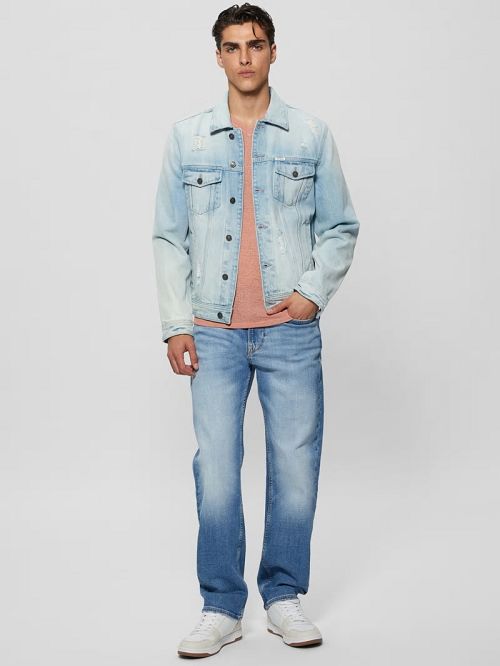 Guess Eco Dillon Jacket Albastri | GUESS-SN30413