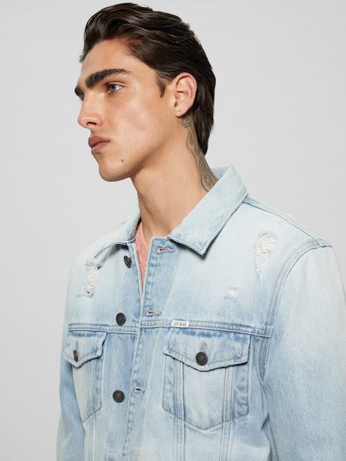 Guess Eco Dillon Jacket Albastri | GUESS-SN30413