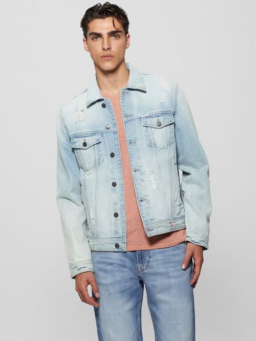 Guess Eco Dillon Jacket Albastri | GUESS-SN30413