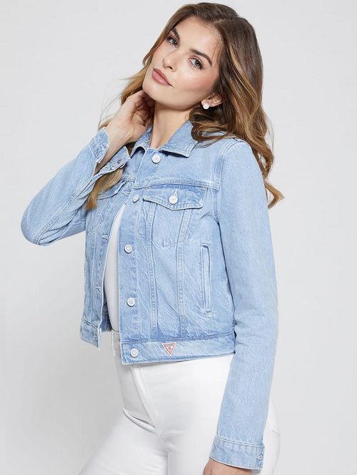Guess Eco Doria Jean Jacket Albastri | GUESS-SN26702