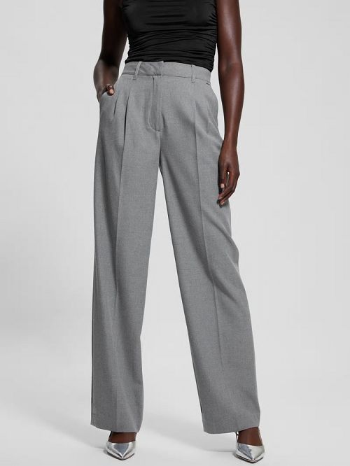 Guess Eco Doris Perfect Tailored Pants Gri | GUESS-SN28233