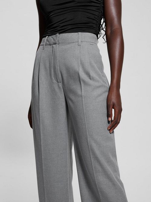 Guess Eco Doris Perfect Tailored Pants Gri | GUESS-SN28233