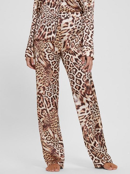 Guess Eco Dulcie Shirt and Pants PJ Set Maro | GUESS-SN28572