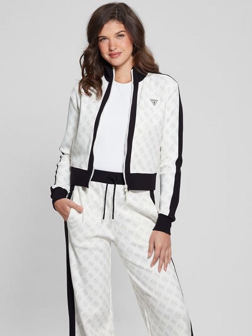 Guess Eco Eléa Quattro G Crop Jacket Negrii | GUESS-SN27976