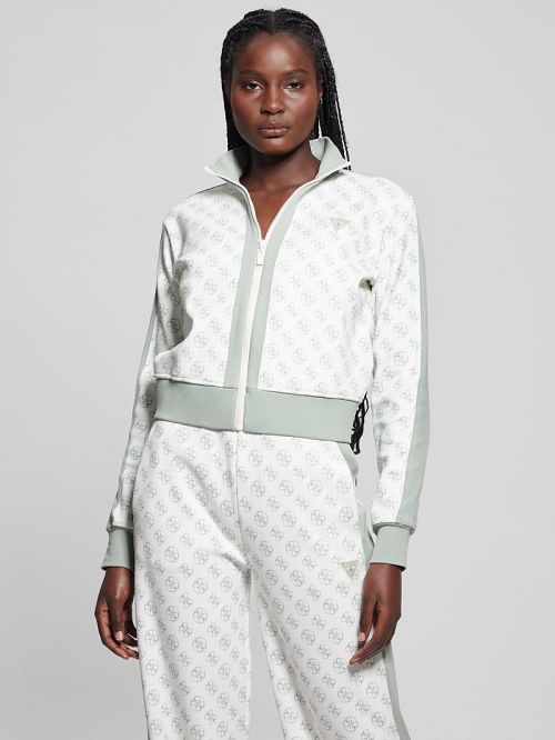 Guess Eco Eléa Quattro G Crop Jacket Verzi | GUESS-SN28405