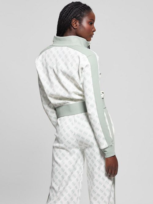 Guess Eco Eléa Quattro G Crop Jacket Verzi | GUESS-SN28405