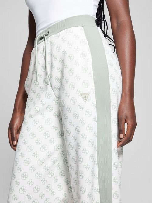 Guess Eco Eléa Quattro G Wide Pants Verzi | GUESS-SN28465