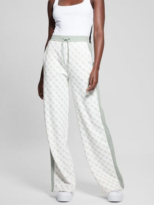 Guess Eco Eléa Quattro G Wide Pants Verzi | GUESS-SN28465
