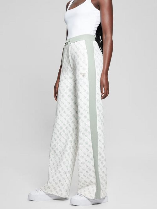 Guess Eco Eléa Quattro G Wide Pants Verzi | GUESS-SN28465
