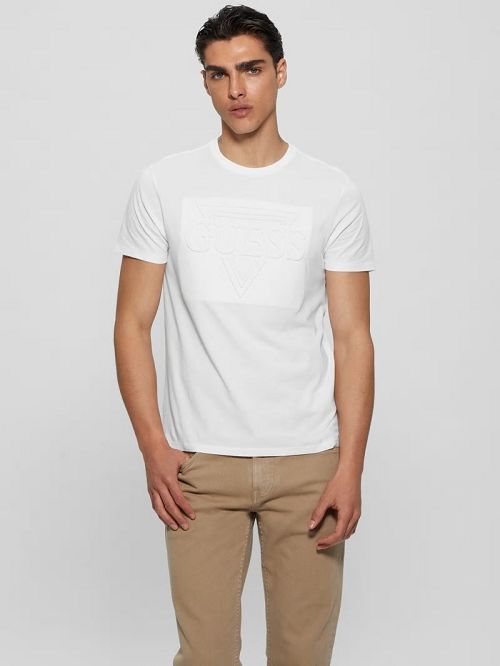 Guess Eco Embossed Tee Albi | GUESS-SN30608