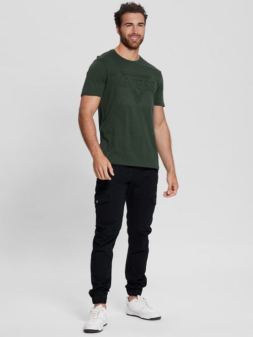 Guess Eco Embossed Tee Verzi | GUESS-SN30561