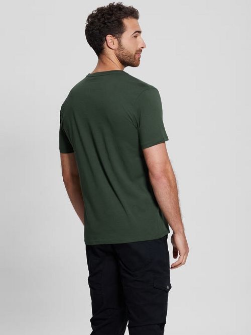 Guess Eco Embossed Tee Verzi | GUESS-SN30561