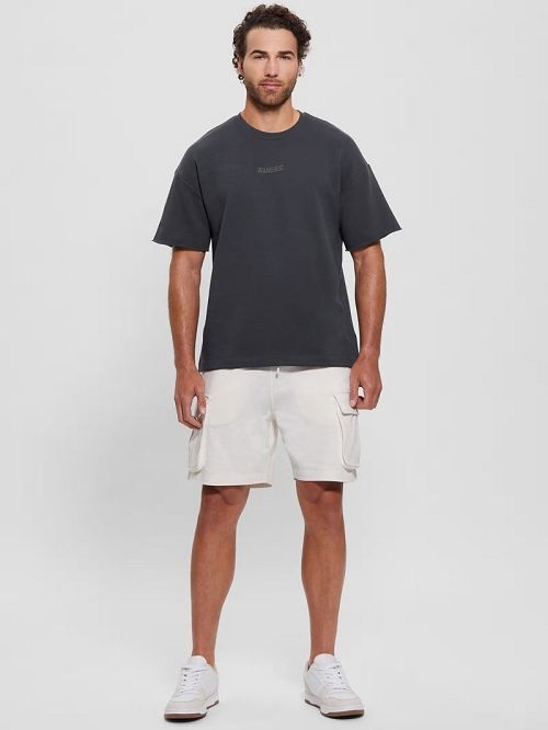 Guess Eco Emis Sweatshirt Tee Negrii | GUESS-SN31476