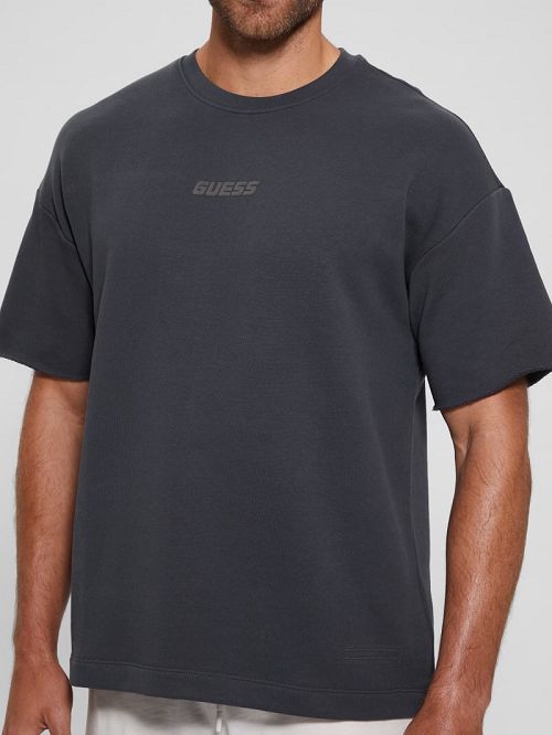 Guess Eco Emis Sweatshirt Tee Negrii | GUESS-SN31476