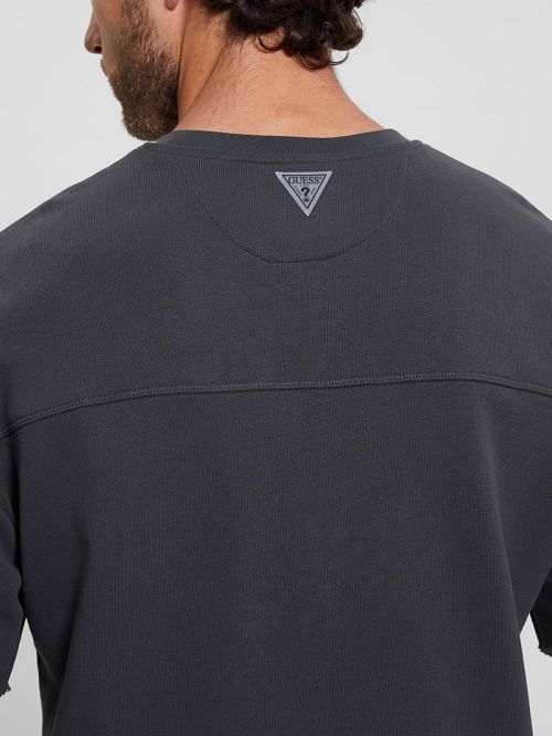 Guess Eco Emis Sweatshirt Tee Negrii | GUESS-SN31476