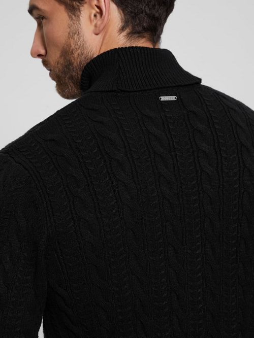 Guess Eco Ethan Turtleneck Sweater Negrii | GUESS-SN30890