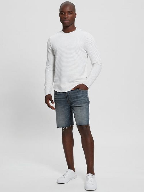 Guess Eco Faded Denim Shorts Albastri | GUESS-SN31371