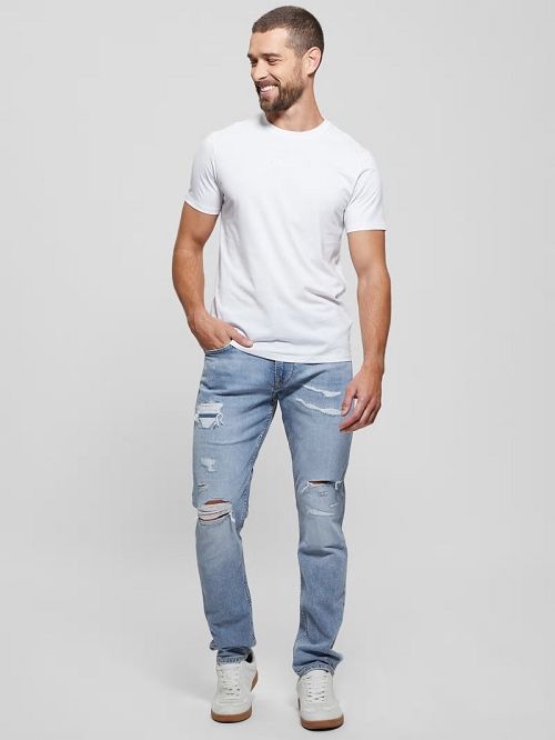Guess Eco Finnley Tapered Jeans Albastri | GUESS-SN30435