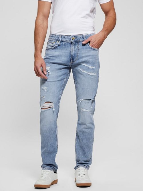 Guess Eco Finnley Tapered Jeans Albastri | GUESS-SN30435