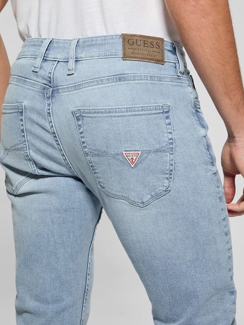 Guess Eco Finnley Tapered Jeans Albastri | GUESS-SN30437