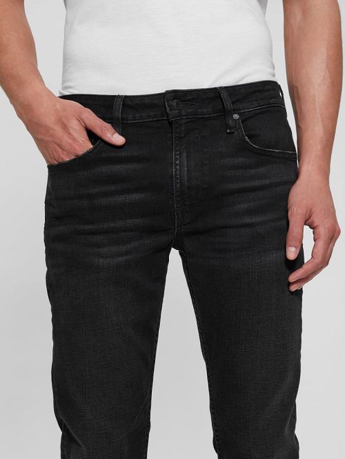 Guess Eco Finnley Tapered Jeans Negrii | GUESS-SN30417