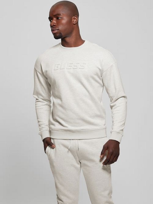 Guess Eco Fleece Crewneck Sweatshirt Albi | GUESS-SN31566