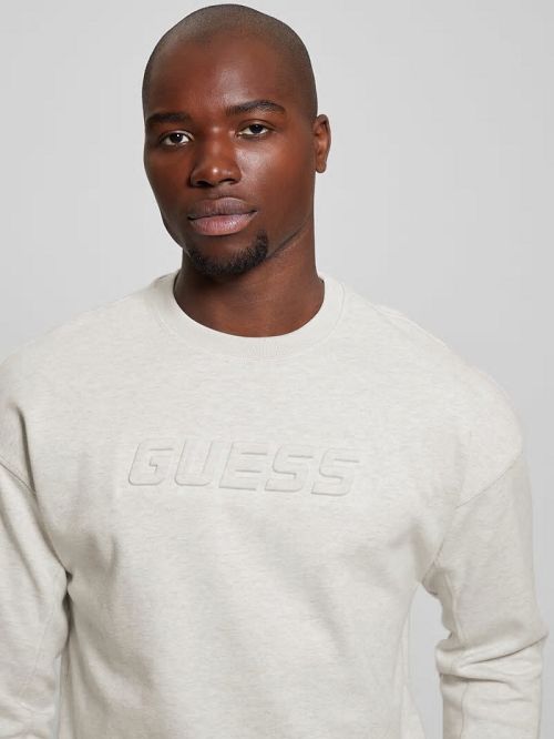 Guess Eco Fleece Crewneck Sweatshirt Albi | GUESS-SN31566