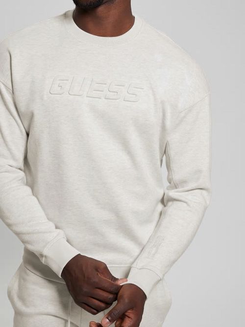 Guess Eco Fleece Crewneck Sweatshirt Albi | GUESS-SN31566