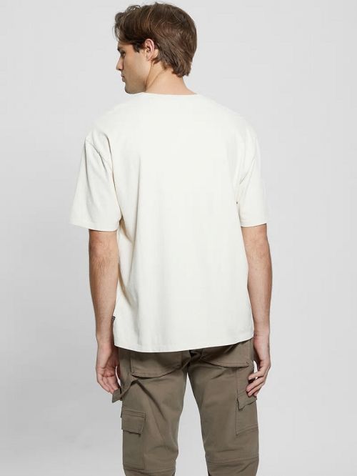 Guess Eco Flower Market Tee Albi | GUESS-SN30582