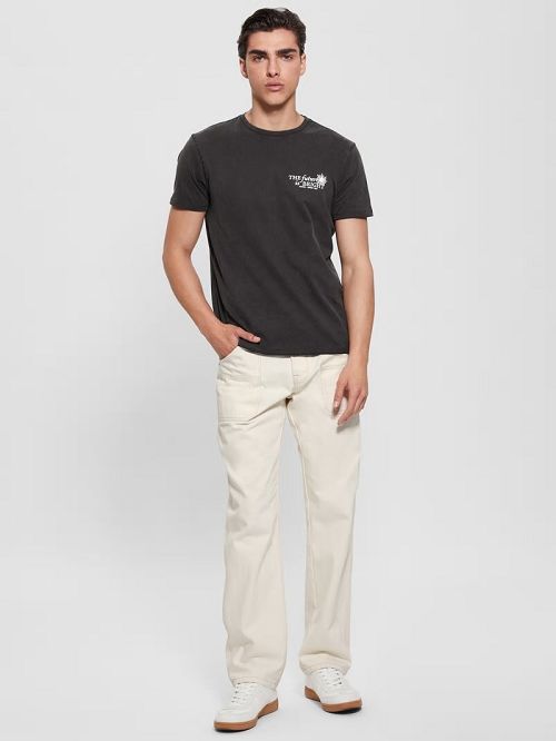 Guess Eco Future Is Bright Tee Negrii | GUESS-SN30651