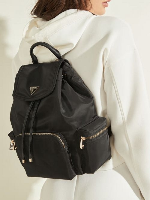 Guess Eco Gemma Backpack Negrii | GUESS-SN29489