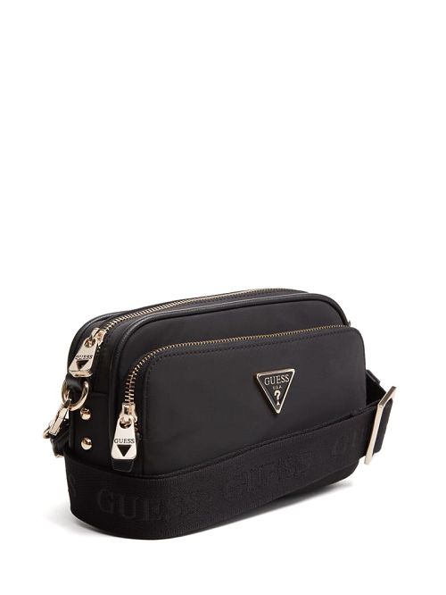 Guess Eco Gemma Camera Crossbody Negrii | GUESS-SN28834