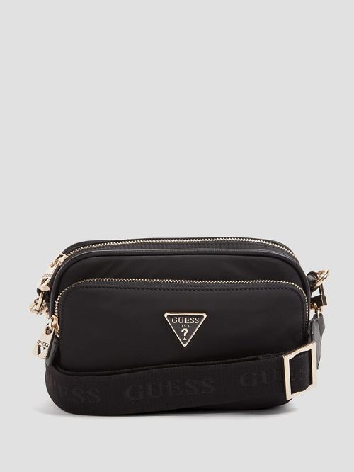 Guess Eco Gemma Camera Crossbody Negrii | GUESS-SN28834