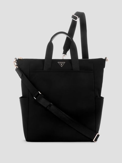 Guess Eco Gemma Convertible Tote Backpack Negrii | GUESS-SN29490