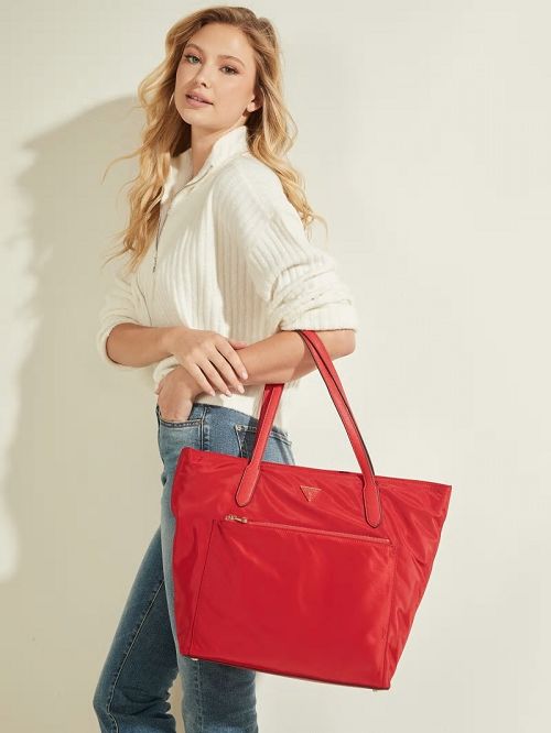 Guess Eco Gemma Tote Rosii | GUESS-SN29362
